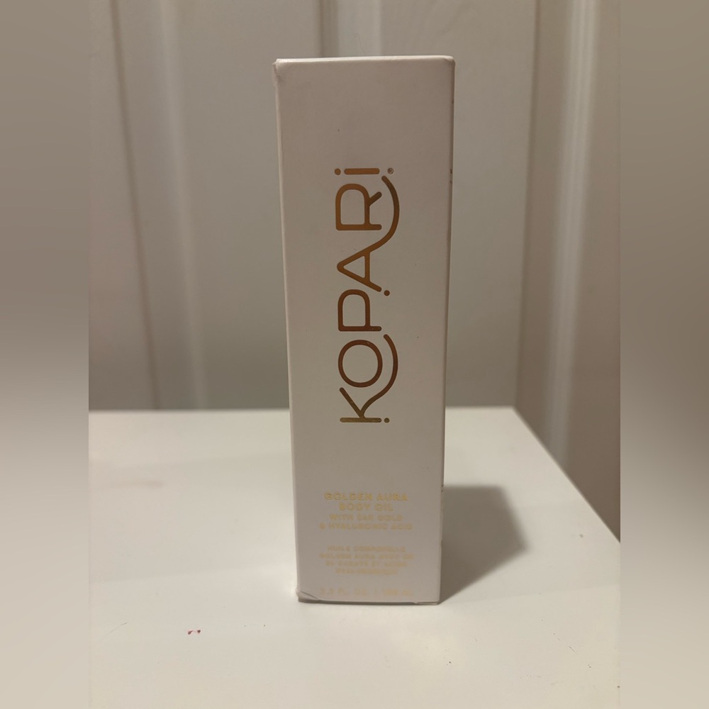 adidas White and Gold Body Oil Spray